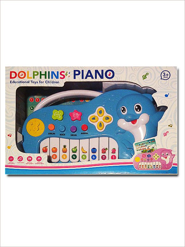 Delfin piano plavi
