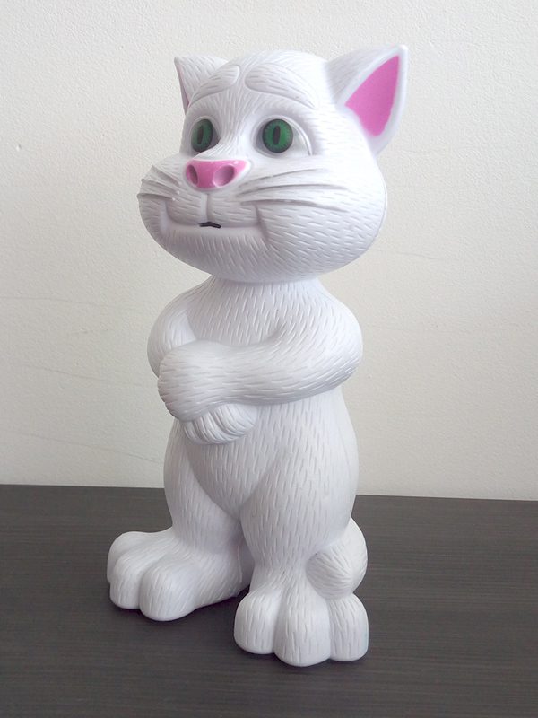 Brbljivi mačak Talking Tom - beli - Image 8