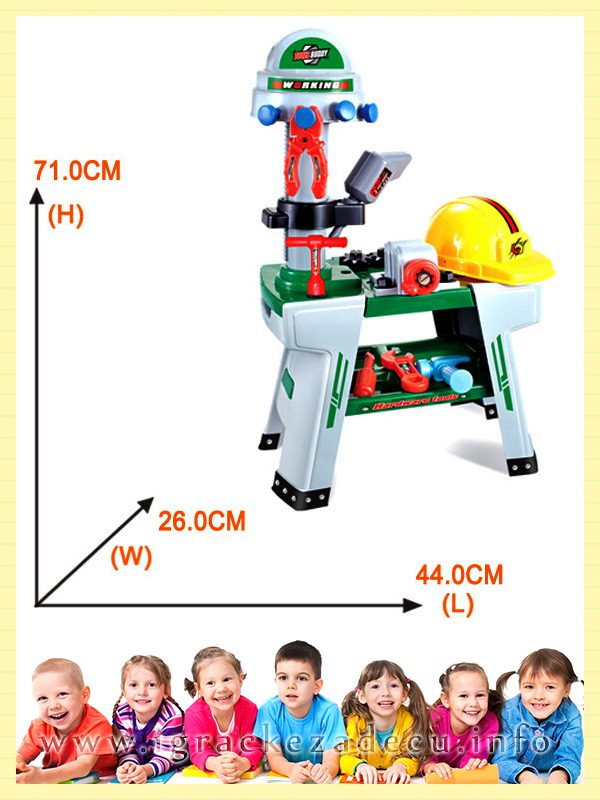 Alat set radni sto za dečake WORK BENCH - Image 4