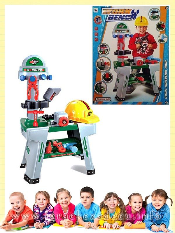 Alat set radni sto za dečake WORK BENCH
