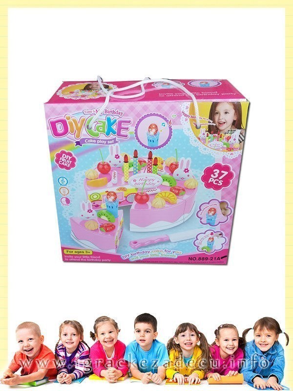 Diy Cake rodjendanska torta za decu od 37 delova - Image 5