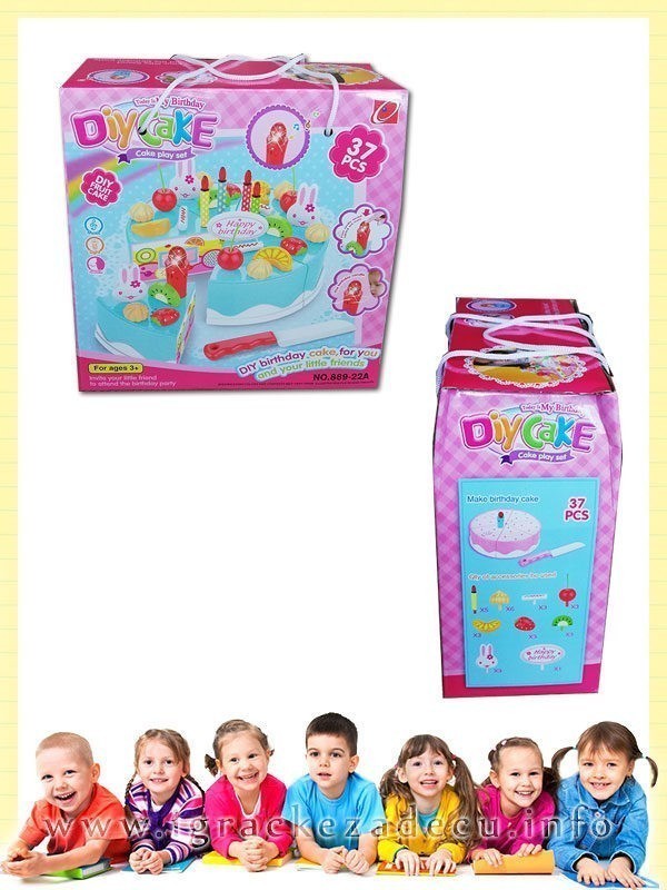 Diy Cake rodjendanska torta za decu od 37 delova - Image 2