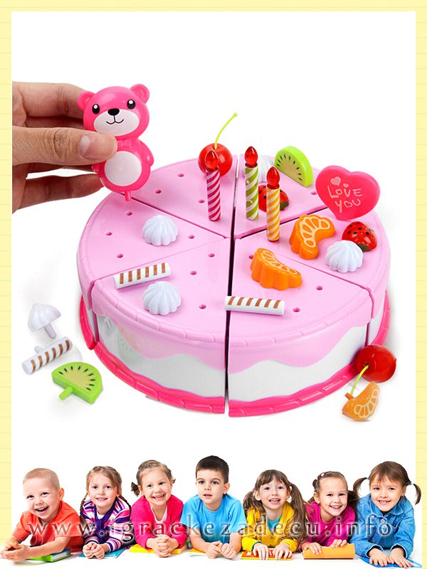 Diy Cake rodjendanska torta za decu od 37 delova