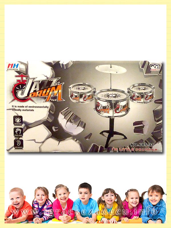 Jazz drum dečiji bubnjevi set 3u1 - Image 2