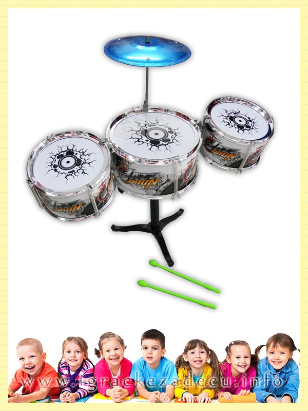 Jazz drum dečiji bubnjevi set 3u1
