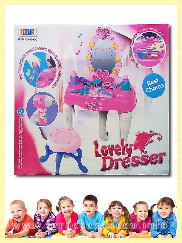 Kozmetičko ogledalo za devojčice - Lovely Dresser - Image 5