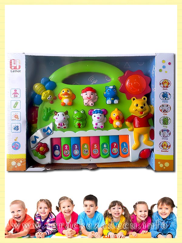 Muzički meda piano igračka za malu decu
