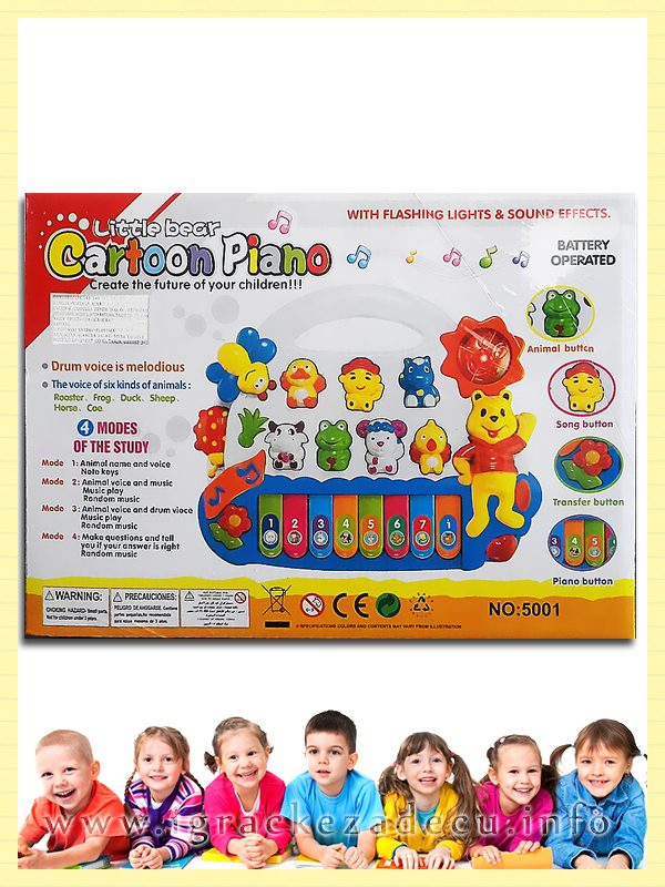 Muzički meda piano igračka za malu decu - Image 2