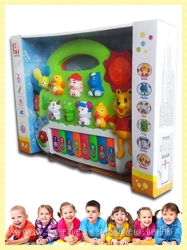 Muzički meda piano igračka za malu decu - Image 3
