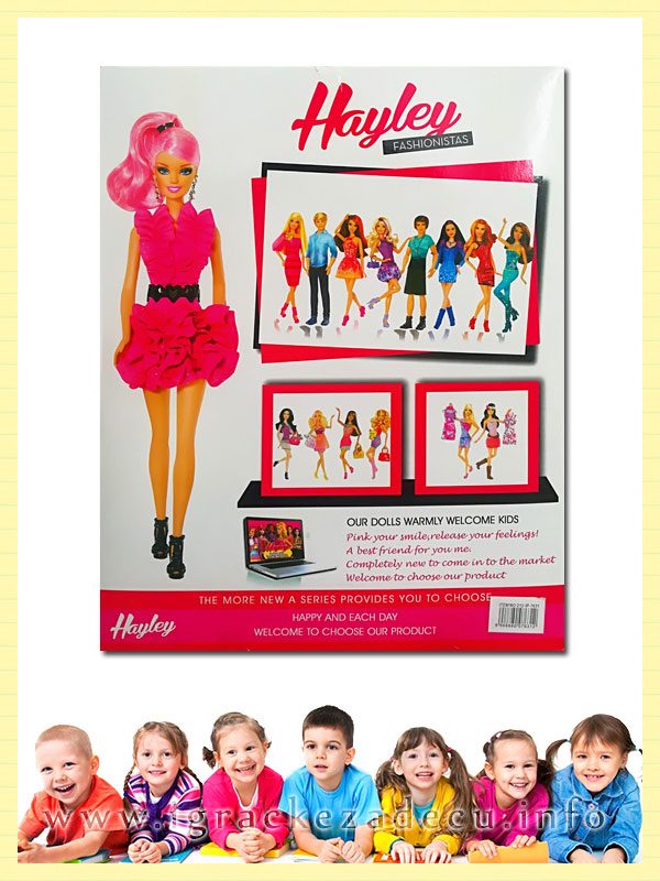 Heyley  lutka u suknjici fashion girl sa biciklom - Image 2