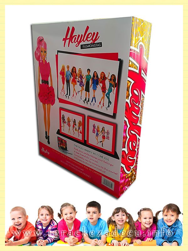 Heyley  lutka u suknjici fashion girl sa biciklom - Image 4