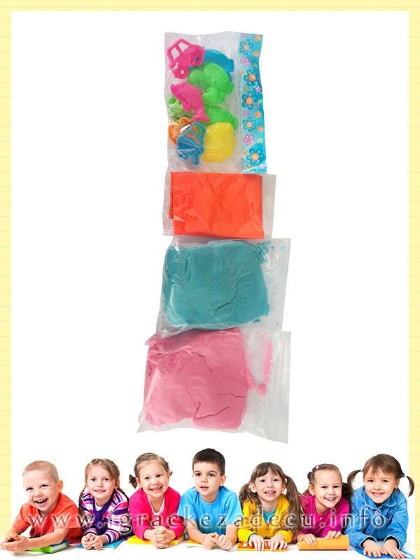 Kinetički pesak za modeliranje 1kg sa 10 modli - Image 4
