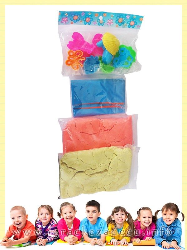 Kinetički pesak za modeliranje 1kg sa 10 modli - Image 5