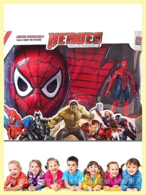 Set Spiderman maska i rukavica sa mehanizmom