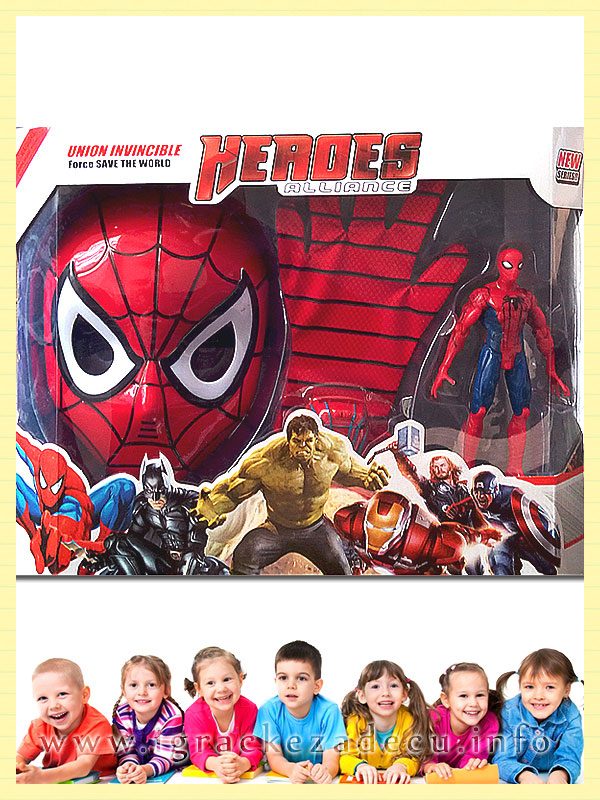 Set Spiderman maska i rukavica sa mehanizmom - Image 2