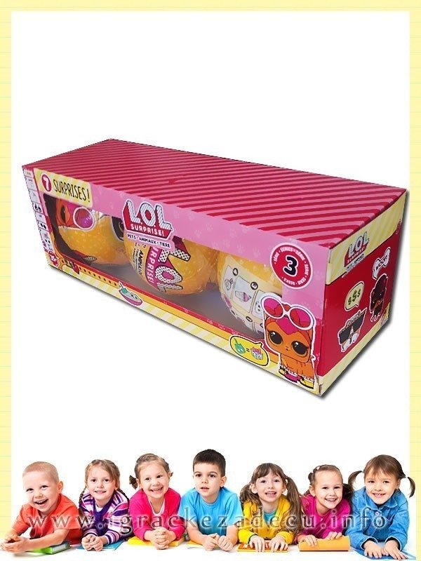 3u1 pakovanje L.O.L. suprise PETS - kućni ljubimci lutke iznenadjenja - serija 3 - Image 3