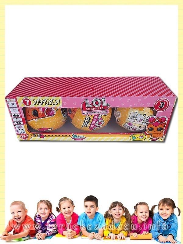 3u1 pakovanje L.O.L. suprise PETS - kućni ljubimci lutke iznenadjenja - serija 3 - Image 2
