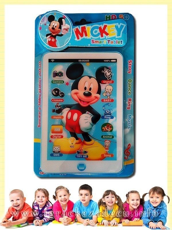 Miki deciji tablet igracka - plavi okvir