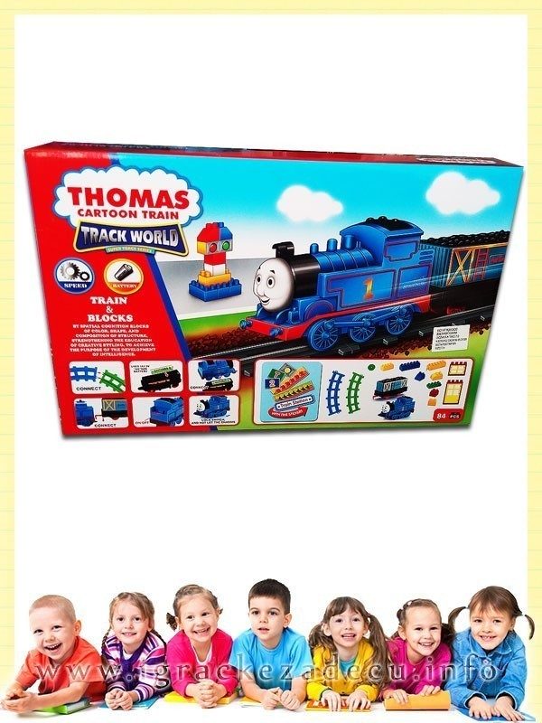 Tomas i drugari konstruktor kocke - 84 delova