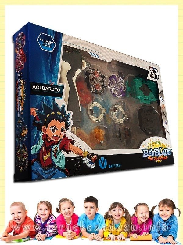 BeyBlade dve čigre i dva lansera set - Image 3