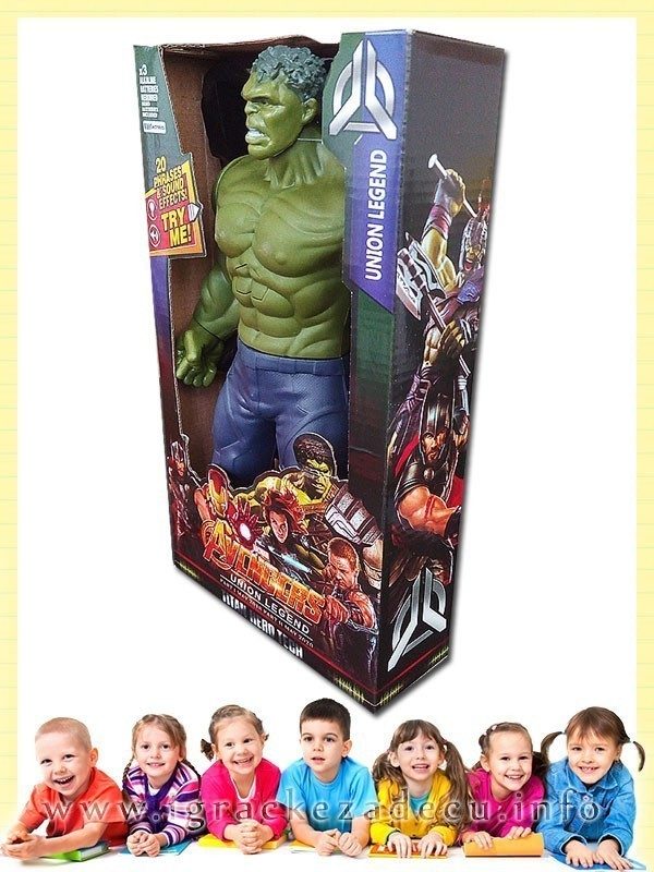Super heroj Hulk velika lutka - Osvetnici - Image 3