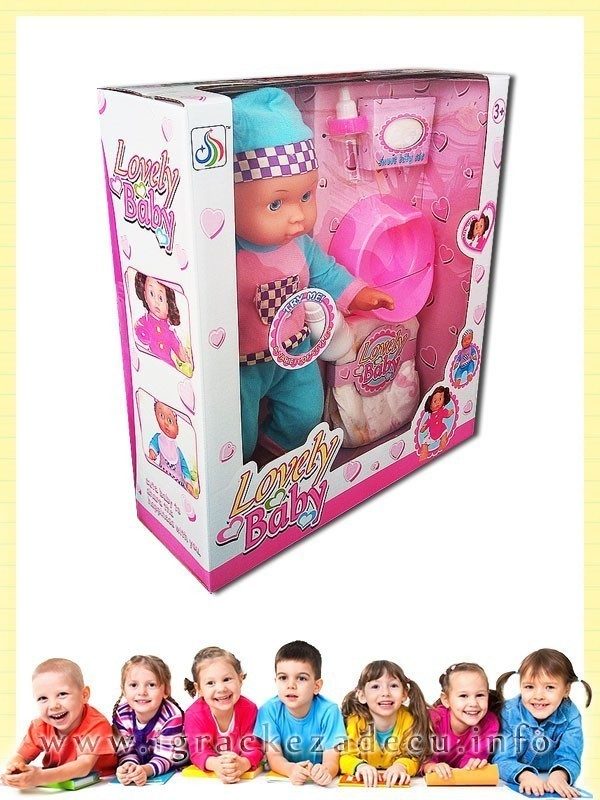 Set beba lutka piš piš - plava benkica - Image 2
