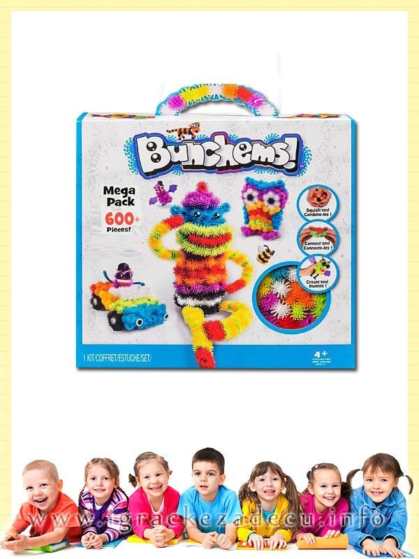 Bunchems šareni čičak - Kreativni set - Mega plus pakovanje od 600 delova - Image 3