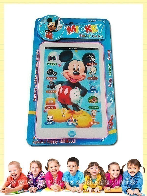 Miki deciji tablet igracka - rozi okvir