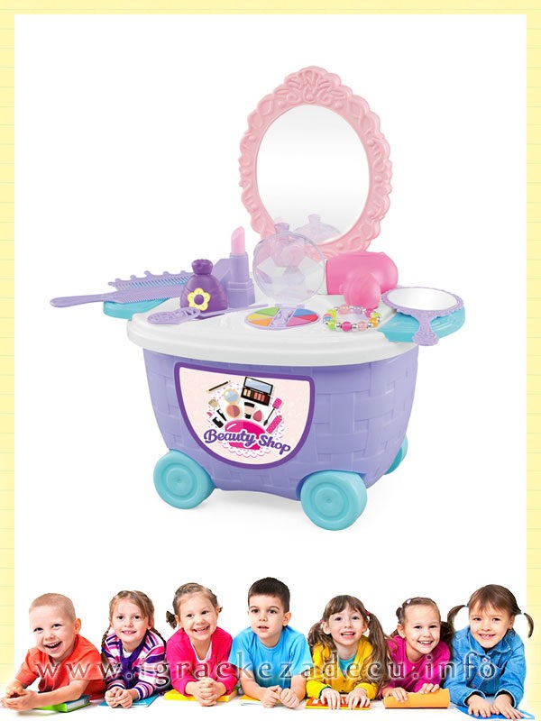 Kozmeticki set Beauty Shop korpa