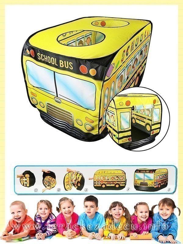Dečiji šator školski autobus - Image 3