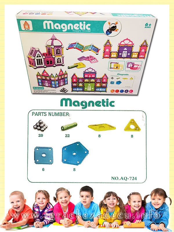 Kreativni magneti set 72 delova - Image 3