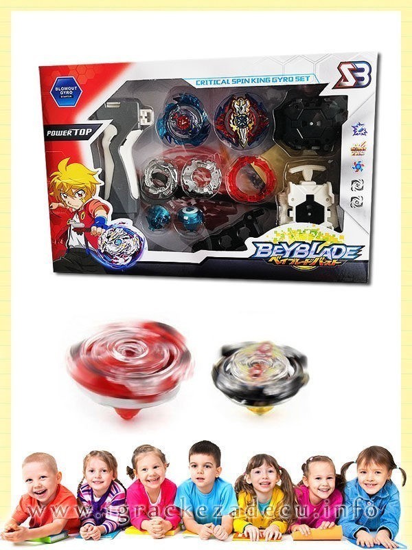 Bay blade Power top sa dve čigre
