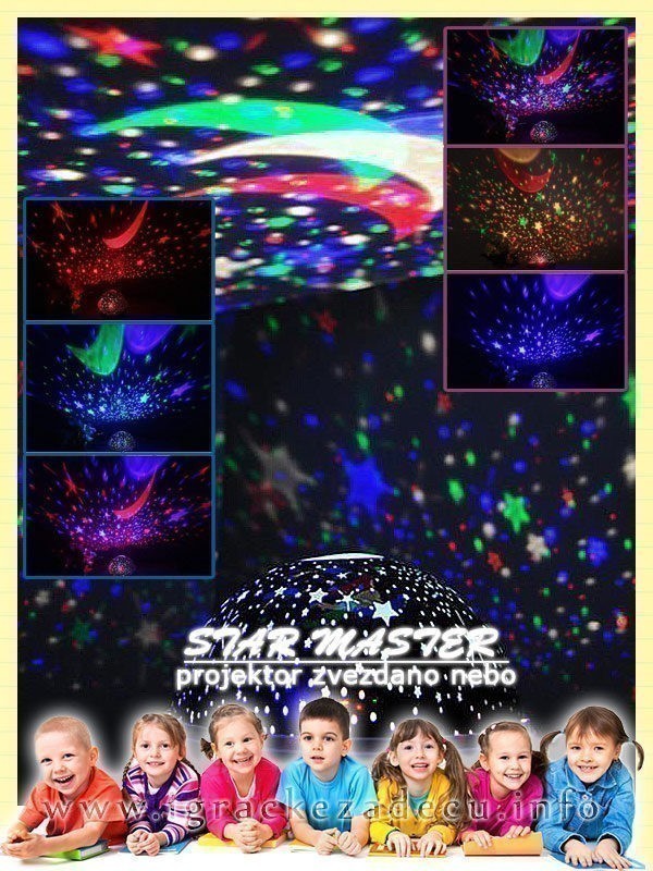 Star master lampa zvezdano nebo koje se rotira - plavi - Image 2