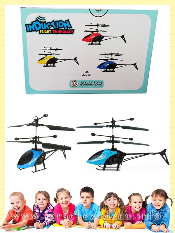 Helikopter sa senzorom za dlan - plavi - Image 2