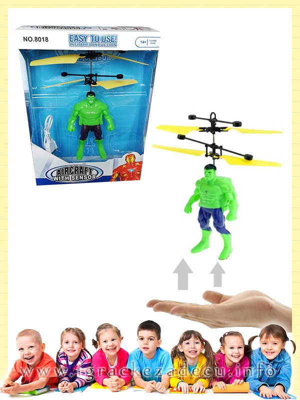 Hulk lutka koja leti sa senzorom za dlan - Osvetnici