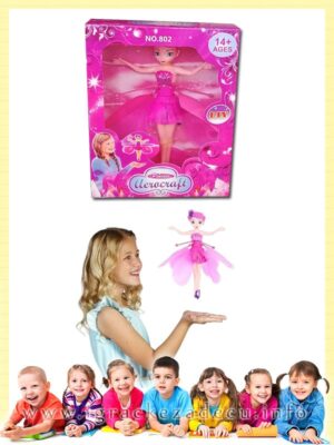 Mala princeza koja leti sa senzorom za dlan – roza