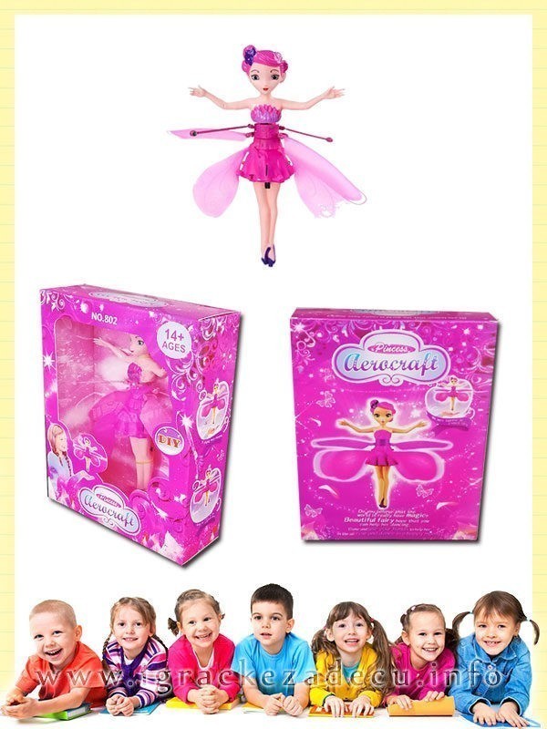 Mala princeza koja leti sa senzorom za dlan - roza - Image 2