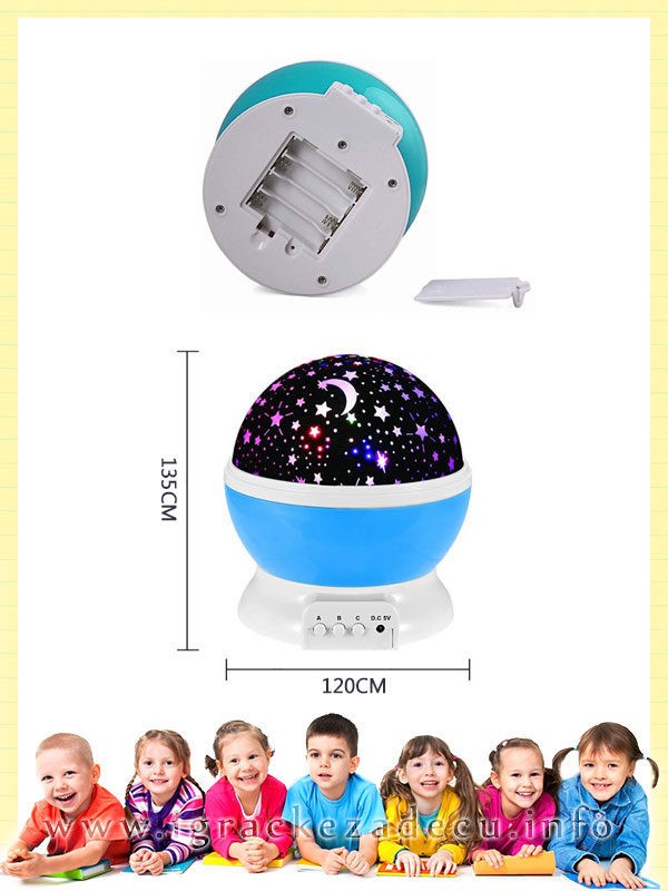 Star master lampa zvezdano nebo koje se rotira - plavi - Image 3