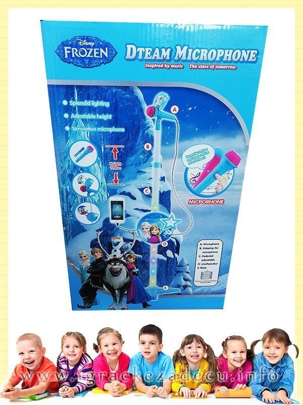 Frozen mikrofon sa svetlosnim stalkom i priključkom za mobilni telefon - Image 2
