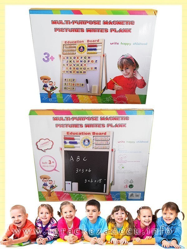 Visenamenska 2u1 edukativna tabla za decu - Image 2