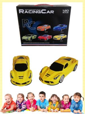 Trkački auto na daljinski žuti