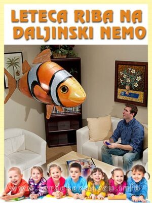 Leteca riba na daljinski | Zlatna ribica NEMO