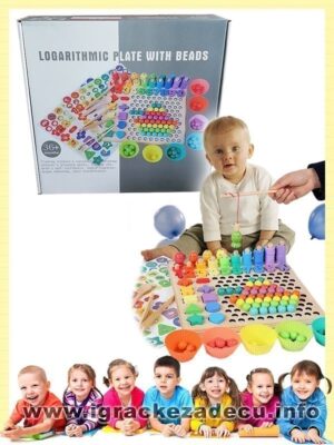 Logaritamaska edu tabla sa perlama