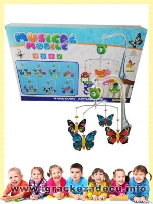 Leptiriću šareniću muzička vrteška za bebe