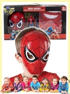 3u1 spiderman set maska, duks i lutka